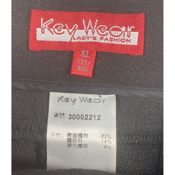 Key  Wear Women Black Pants Size XL - Picture 3 of 4